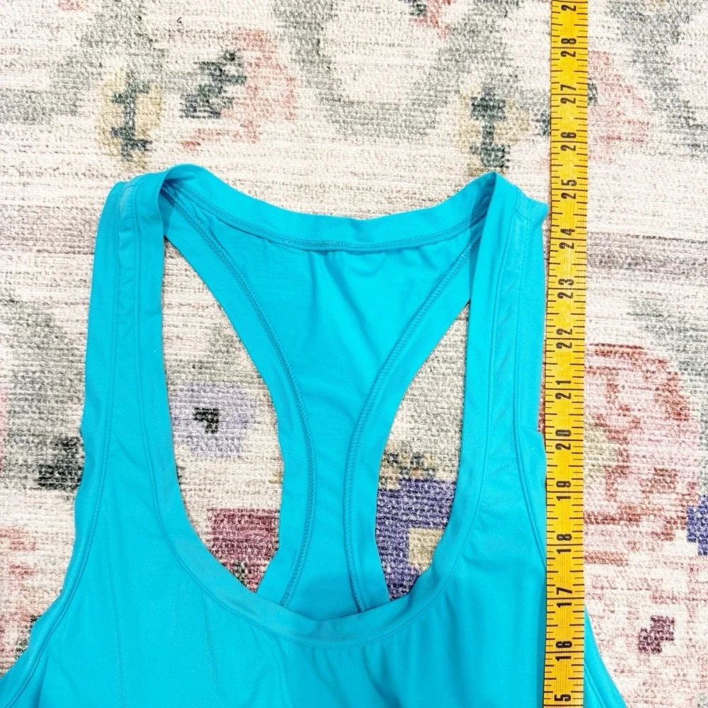 Alo Yoga Womens Racerback Tank Top Size Small Blue Athletic Gym Workout Yoga